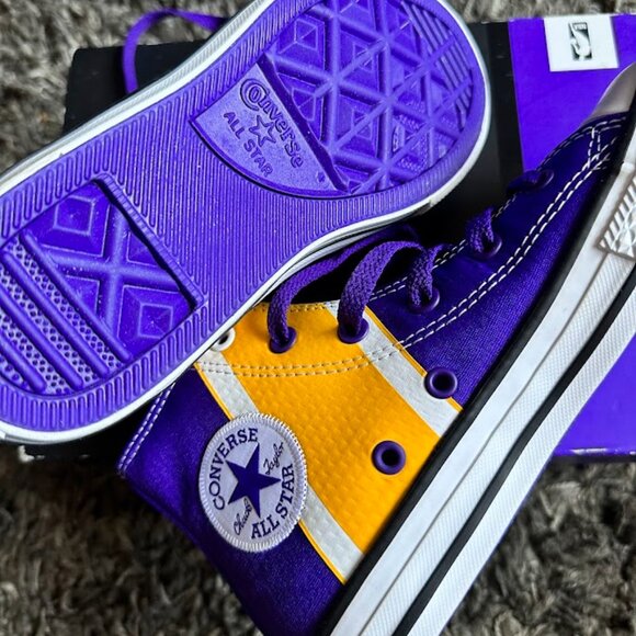 Converse Chuck Taylor All-Star 70’s Hi LA LAKERS size 1 - Picture 5 of 6